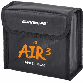 50CAL Li-Po-Batterie-Sicherheitstasche (3 Batterien) für DJI Air 3