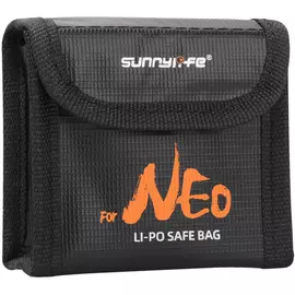 50CAL LiPo Safe Bag – Explosionsgeschützte Schutztasche für 3 DJI Neo FPV-Drohnenakkus