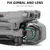 50CAL Gimbal-Schutzkappenabdeckung für die DJI Air 3-Drohne