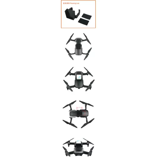 50CAL GPS-Trackerhalter für den DJI Mavic Air