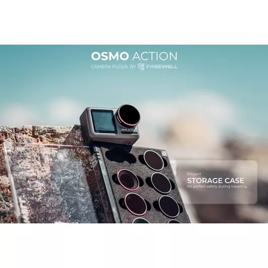 Freewell DJI Osmo Action-Kamera NL/PL-Filter Ganztagsset