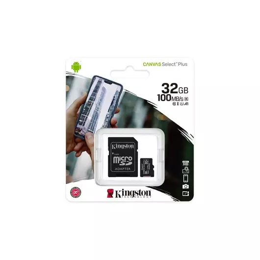 Schnelle Kingston 32 GB microSD-Karte [70 MB / s Schreiben] inkl. SD-Adapter