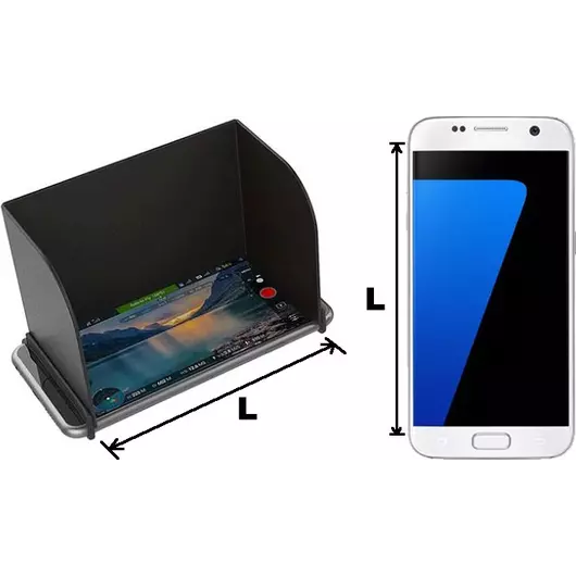 50CAL Monitorhaube L111 Sonnenschutz für Telefon / Tablet