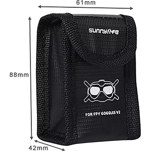 50CAL DJI FPV Goggles V2 LiPo Bag - 1 Batterie