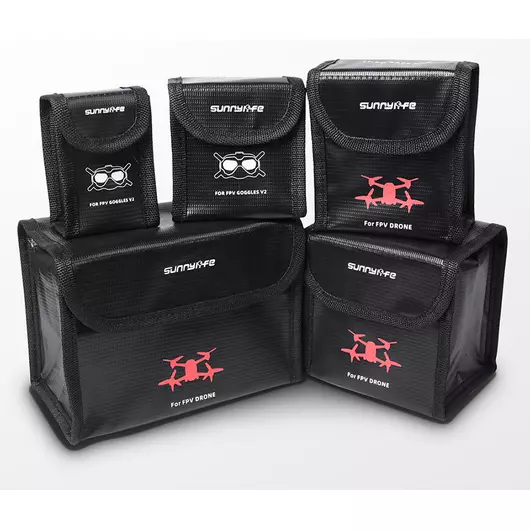 50CAL DJI FPV Goggles V2 LiPo Bag - 2 Batterien