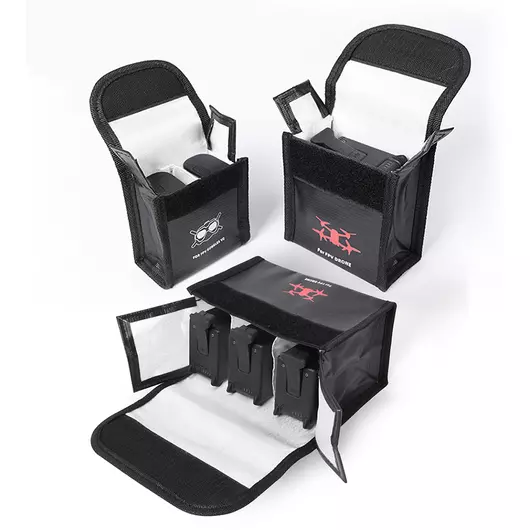50CAL DJI FPV Drone LiPo Bag - 2 Batterien