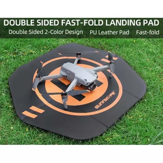 50CAL hexagon PU leather foldable landing pad