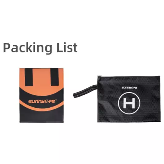 50CAL hexagon PU leather foldable landing pad