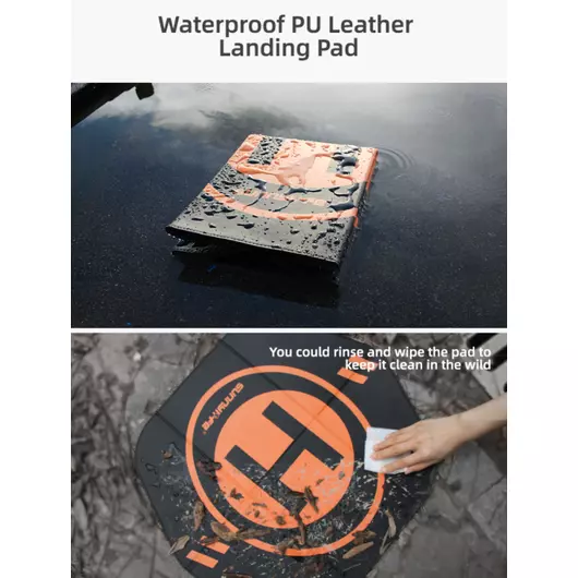 50CAL hexagon PU leather foldable landing pad
