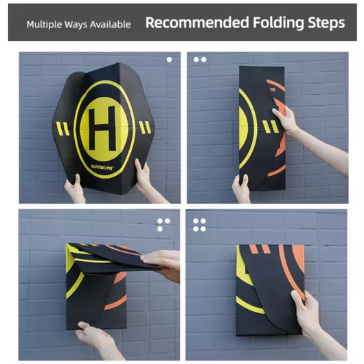 50CAL hexagon PU leather foldable landing pad