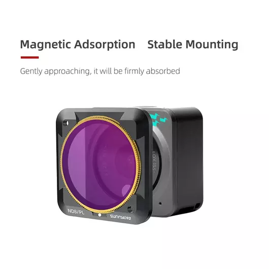 50CAL DJI Action 2 Filterset MCUV + CPL + ND 4-8 (4 St)