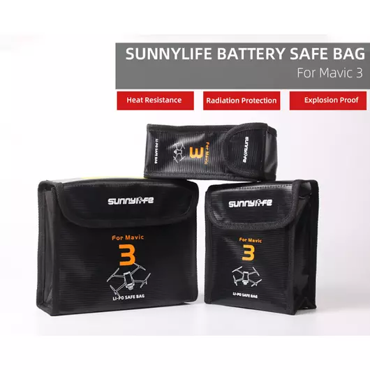 50CAL Lipo safe bag for Mavic 3 (For 3 batteries)