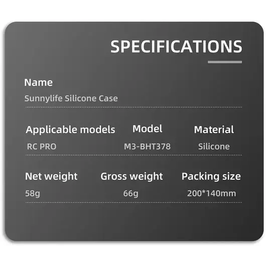 50CAL RC PRO Silikon-Schutzhülle ohne Streulichtblende