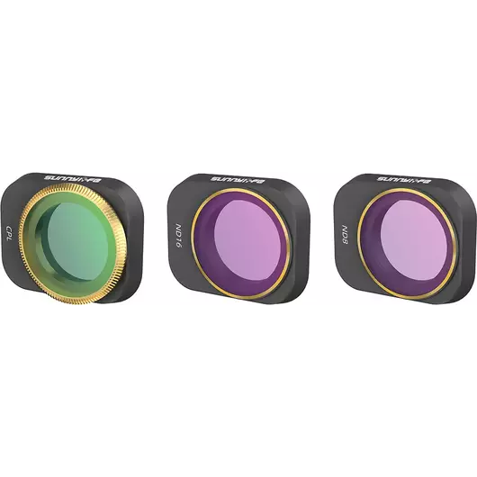 50CAL DJI Mini 3 / Pro Drone Camera Lens Filter Set CPL+ ND8+ ND16