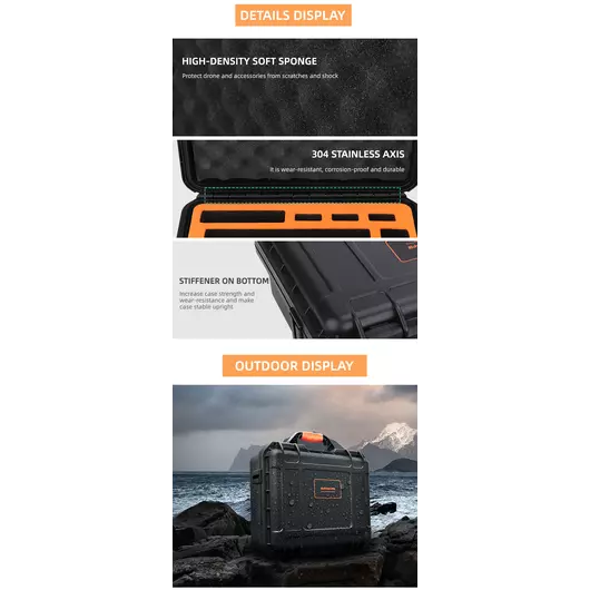 50CAL DJI Mavic Mini / SE / Mini 2 Wasserdichtes Hartschalenkoffer