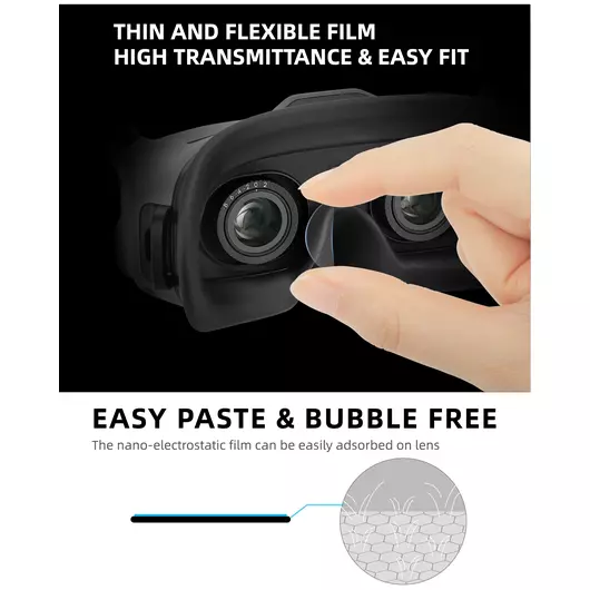 50CAL Objektivschutz aus gehärtetem Glas für DJI Goggles 2 (2 Paar)