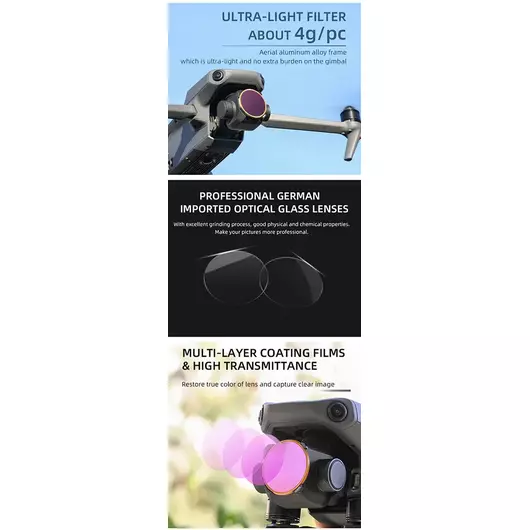 50CAL Mavic 3 CPL Drohnenkameraobjektivfilter (einstellbar)