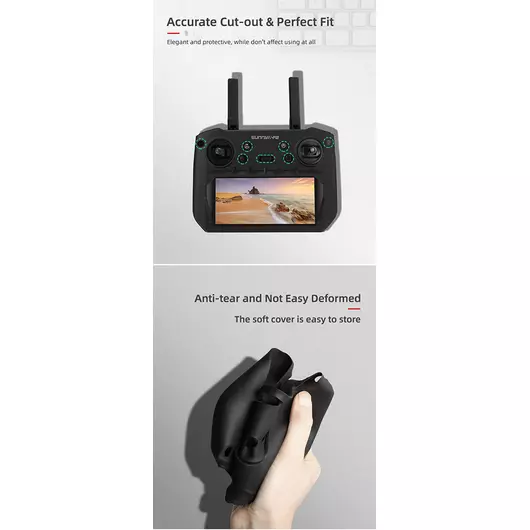 50CAL DJI RC Pro Silikon-Schutzhülle mit Sonnenschutzhaube