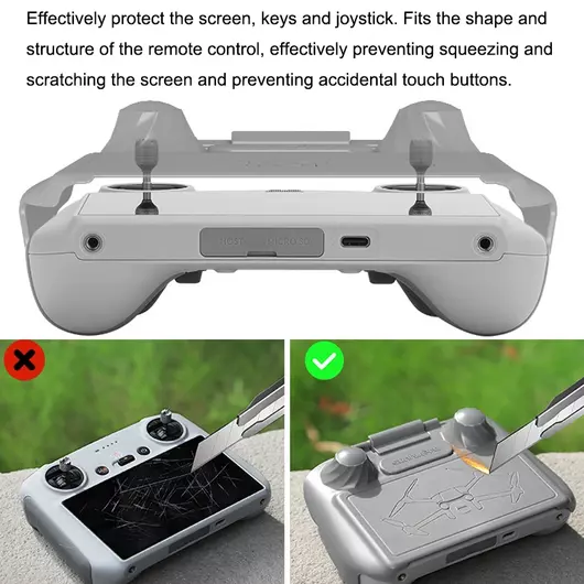 50CAL Mini 3 Pro 2 in 1 Controller-Schutz Sonnenhaube Steuerknüppel Schutzbildschirm Monitorabdeckung RC