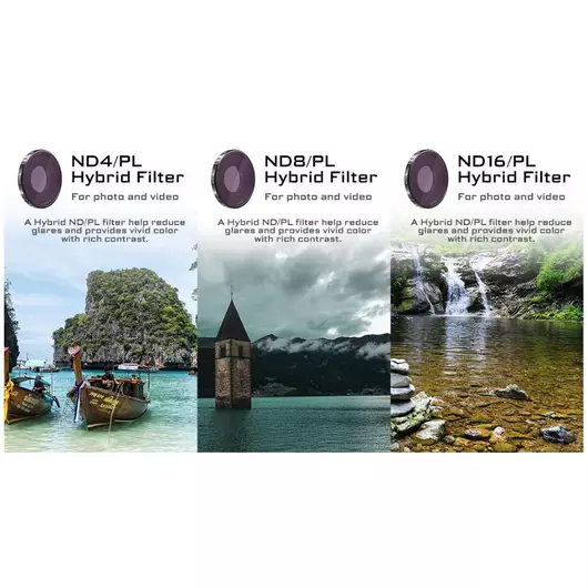 Freewell DJI Action 3 ND4/PL Actioncam Objektivfilter