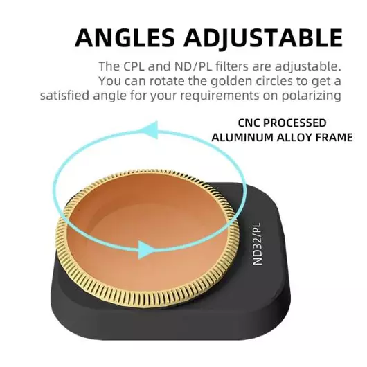 50CAL Mini 3 pro Einstellbarer Objektivfilter KPL