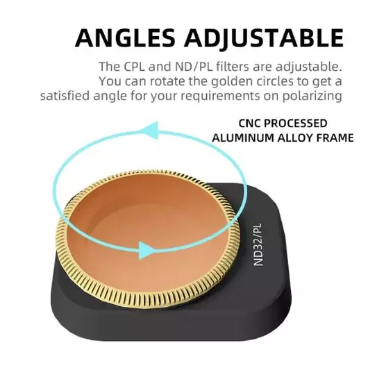 50CAL DJI Mini 3 / Pro Polarisationsfilter-Set ND/PL 4-8-16-32