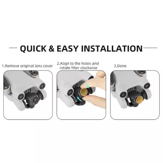 50CAL DJI Mini 3 / Pro Polarisationsfilter-Set ND/PL 4-8-16-32