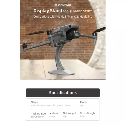 50CAL Desktop Desk Drone Präsentationsständer für DJI Mavic 3