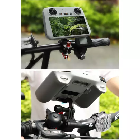 50CAL Aluminium Fahrradlenker Klemmhalter Halterung für DJI RC Fernbedienung