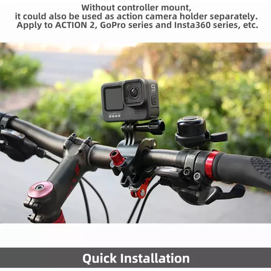 50CAL Aluminium Fahrradlenker Klemmhalter Halterung für DJI RC Fernbedienung