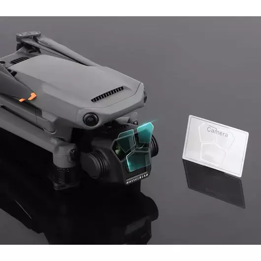 50CAL ArmorShield Tempered Glass Combo für Mavic 3 Pro Gimbal-Kameraobjektiv