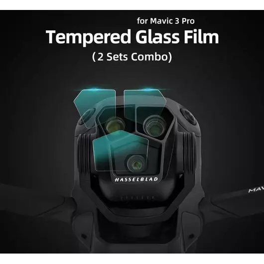 50CAL ArmorShield Tempered Glass Combo für Mavic 3 Pro Gimbal-Kameraobjektiv