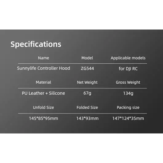 50CAL Sonnenblende magnetisch für DJI RC-1/2 Controller