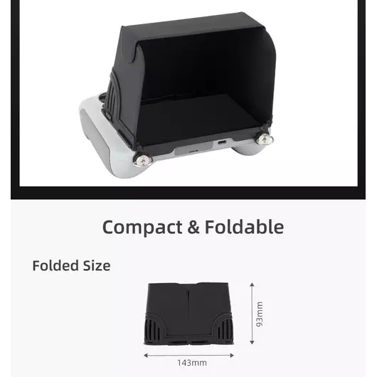 50CAL Sonnenblende magnetisch für DJI RC-1/2 Controller
