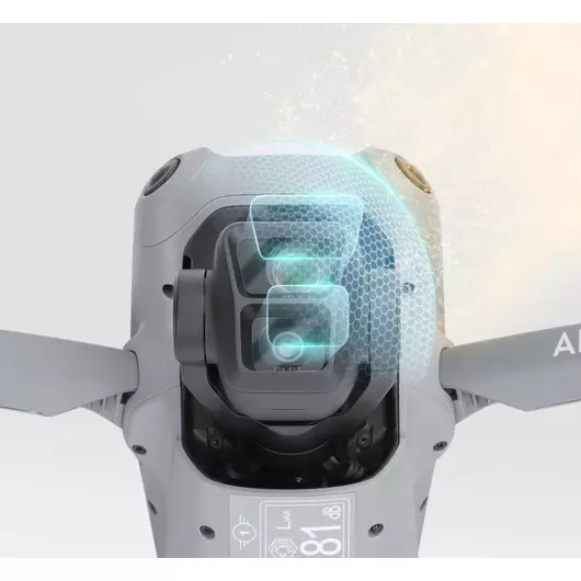 50CAL gehärtete Glasfolie für DJI Air 3 Drohnen-Kameraobjektiv (2 Sets)