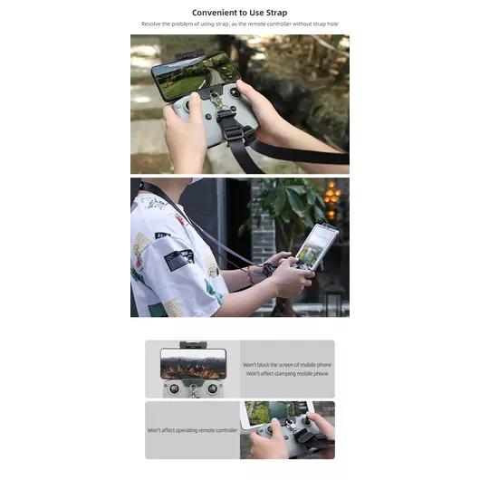 50CAL Umhängeband + Montagehalterung für DJI RC-N1