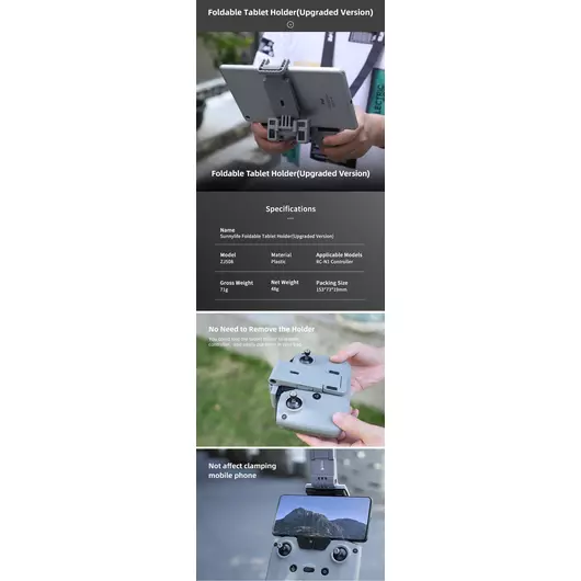 50CAL Umhängeband + Montagehalterung für DJI RC-N1