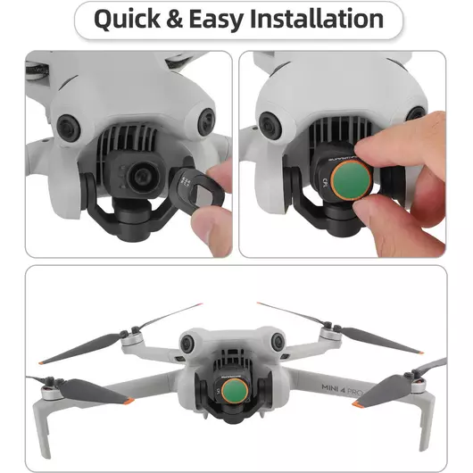 50CAL Drohnenkamera-Objektivfilter für DJI Mini 4 Pro – ND32