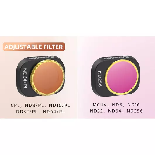 50CAL DJI Mini 4 PRO Adjustable Lens Filter CPL