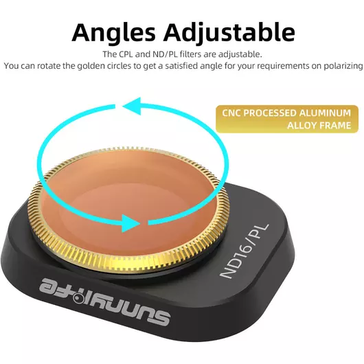 50CAL DJI Mini 4 PRO Adjustable Lens Filter CPL