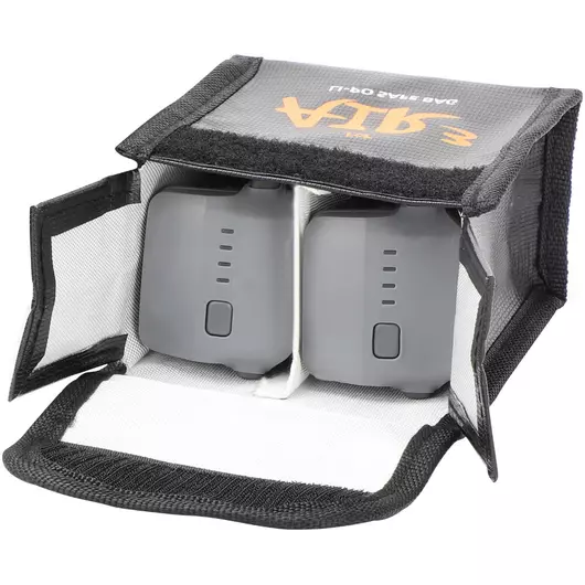 50CAL Li-Po-Batterie-Sicherheitstasche (2 Batterien) für DJI Air 3