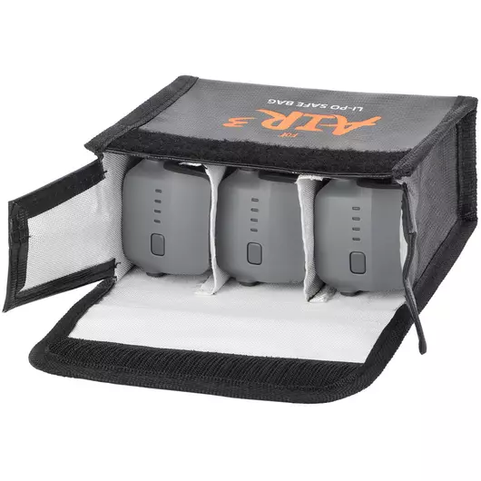 50CAL Li-Po-Batterie-Sicherheitstasche (3 Batterien) für DJI Air 3
