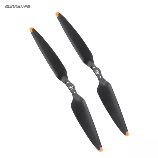 50CAL Geräuscharme Drohnenpropeller mit silberner Spitze für DJI Air 3 (1 Paar / 2 Propeller)