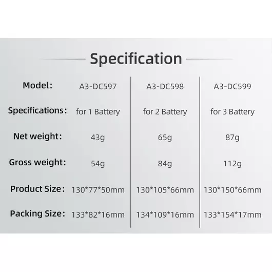 50CAL Li-Po-Batterie-Sicherheitstasche (1 Batterie) für DJI Air 3