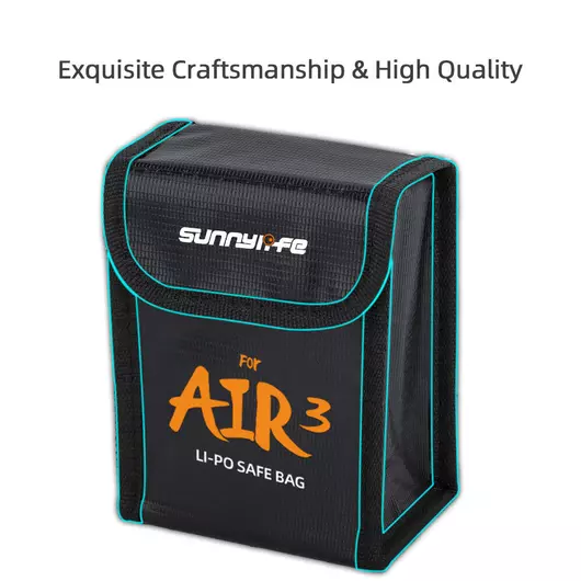 50CAL Li-Po-Batterie-Sicherheitstasche (2 Batterien) für DJI Air 3