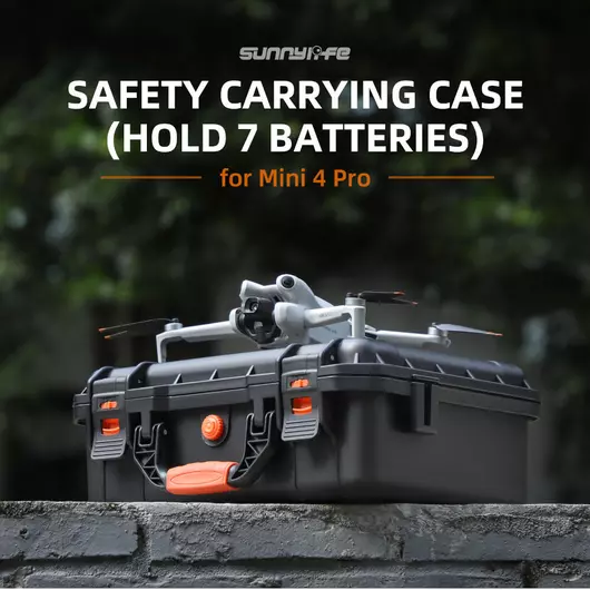 50CAL Sicherheitstragetasche für DJI Mini 4 Pro – wasserdichtes und stoßfestes Hardcase