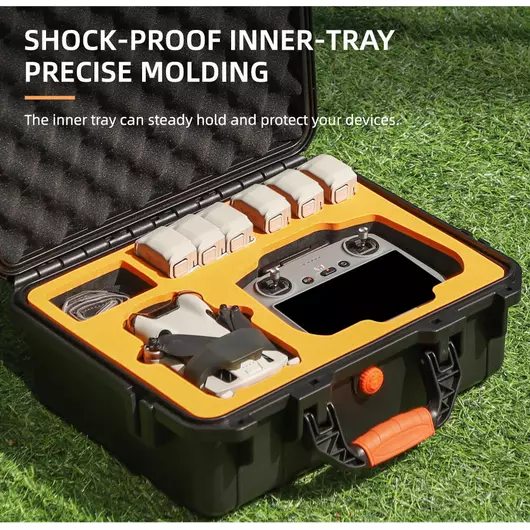 50CAL Sicherheitstragetasche für DJI Mini 4 Pro – wasserdichtes und stoßfestes Hardcase