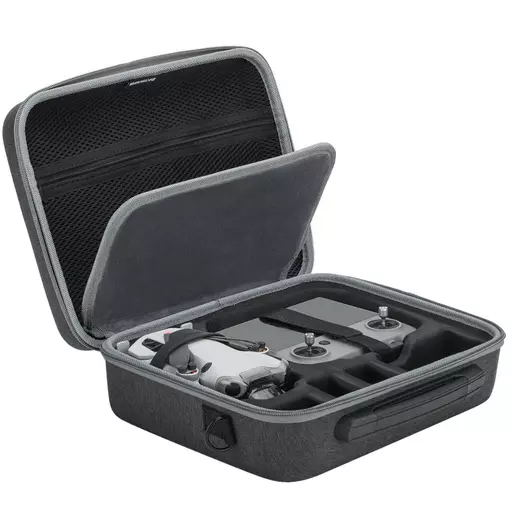 50CAL Umhängetasche für DJI Mini 4 Pro – großes Hartschalenetui für Drohne, Fernbedienung, Batterien und Zubehör