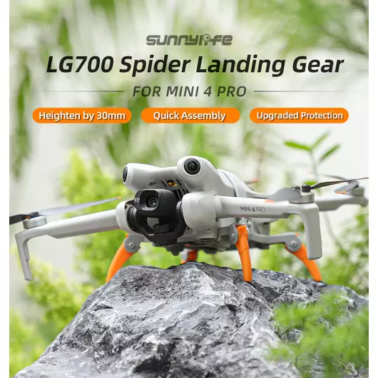 50CAL-Fahrwerk für DJI Mini 4 Pro – Erhöhtes Spinnen-Fahrwerk