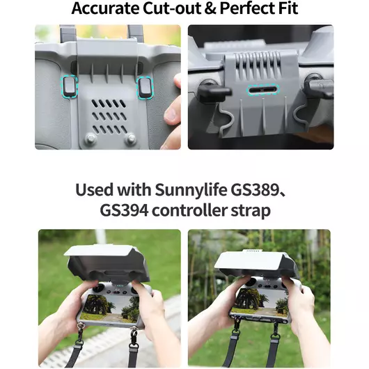 50CAL 2-in-1 Controller-Schutz und Sonnenblende für DJI RC 2 – für DJI Air 3 und Mini 3 Pro